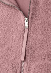 Fleecejacke mit Teddy-Optik