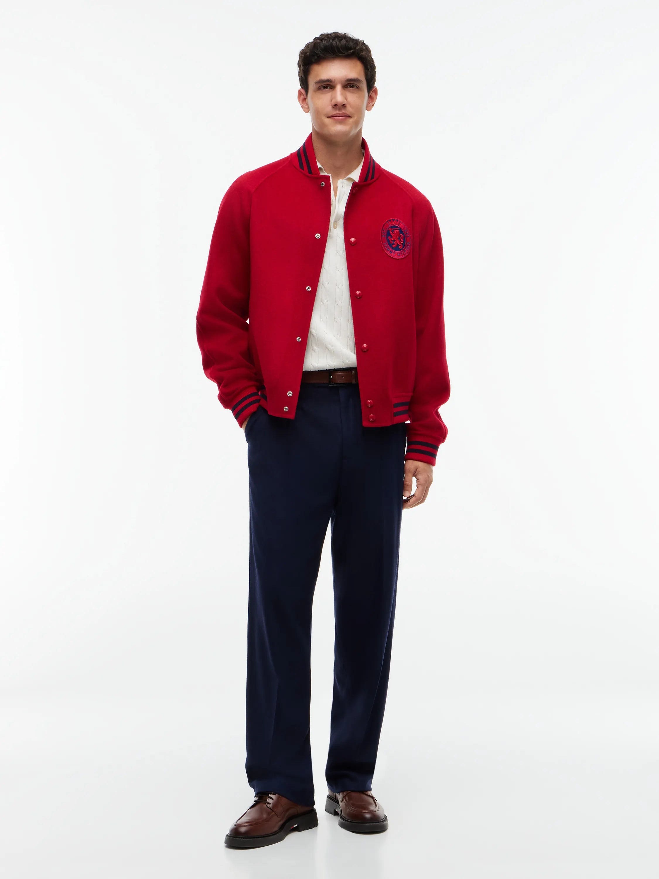 Strickpullover CABLE LS POLO