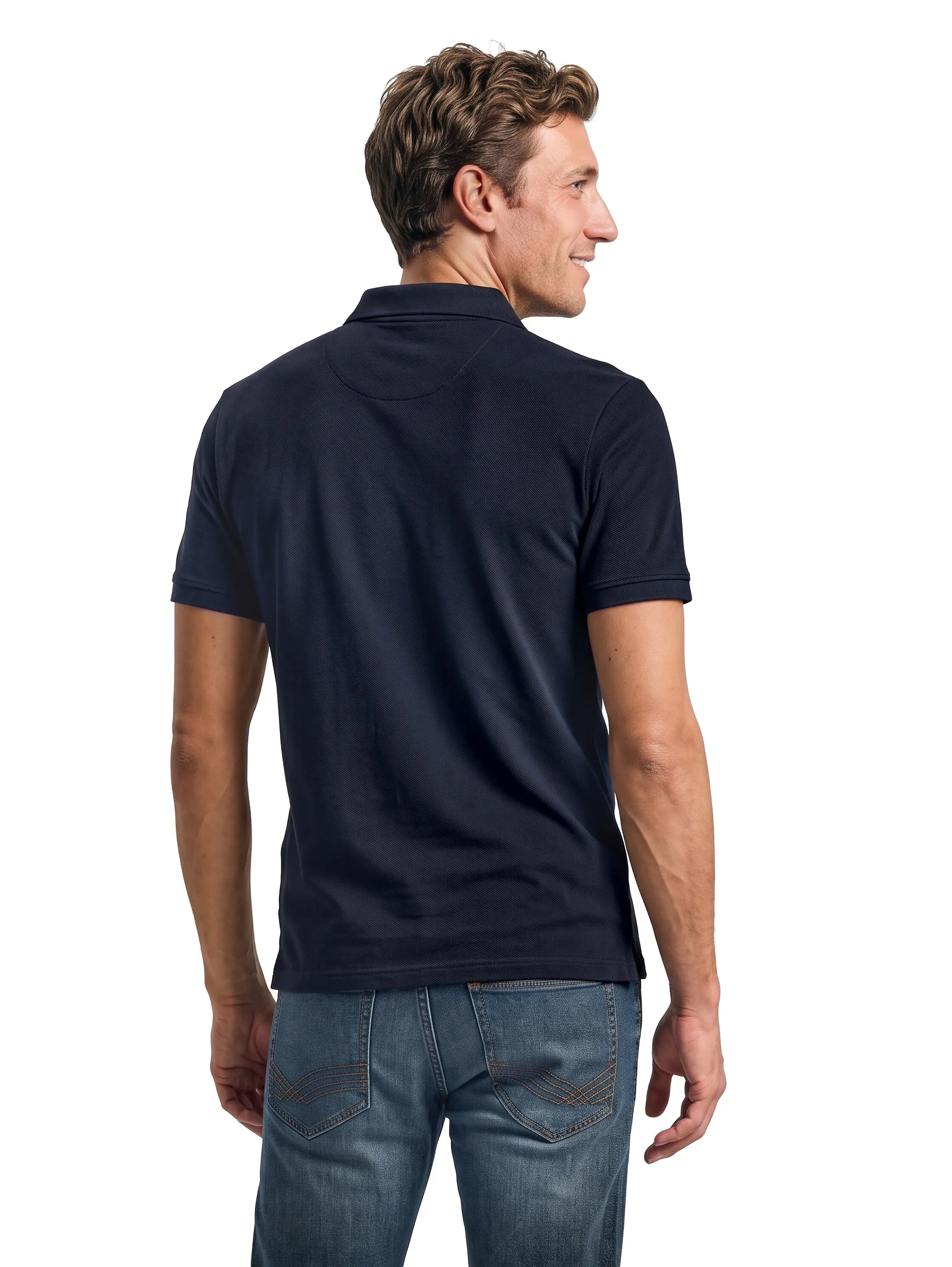 Poloshirt aus Baumwollpiqué