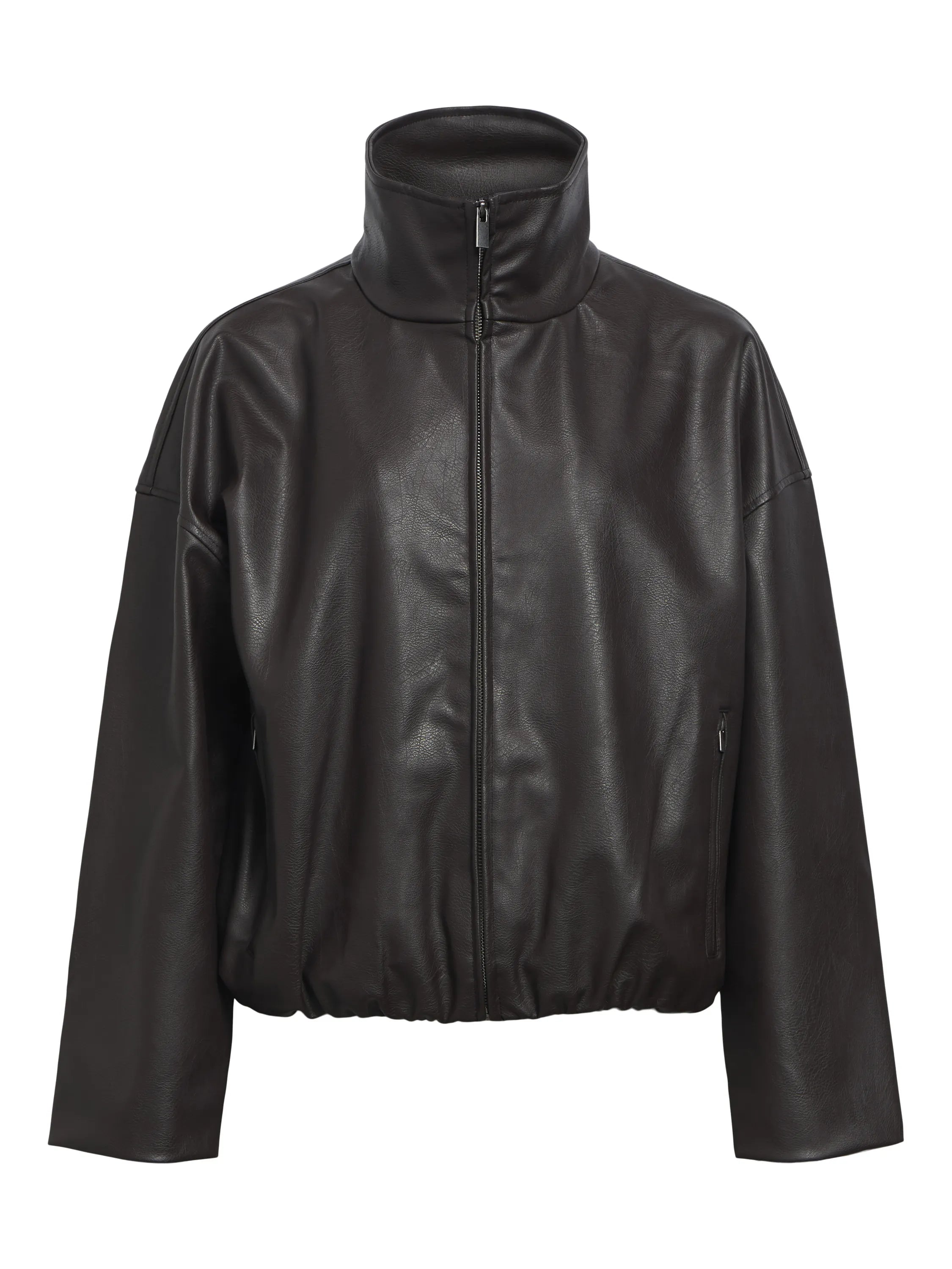 Bomberjacke OBJLIVA aus Kunstleder
