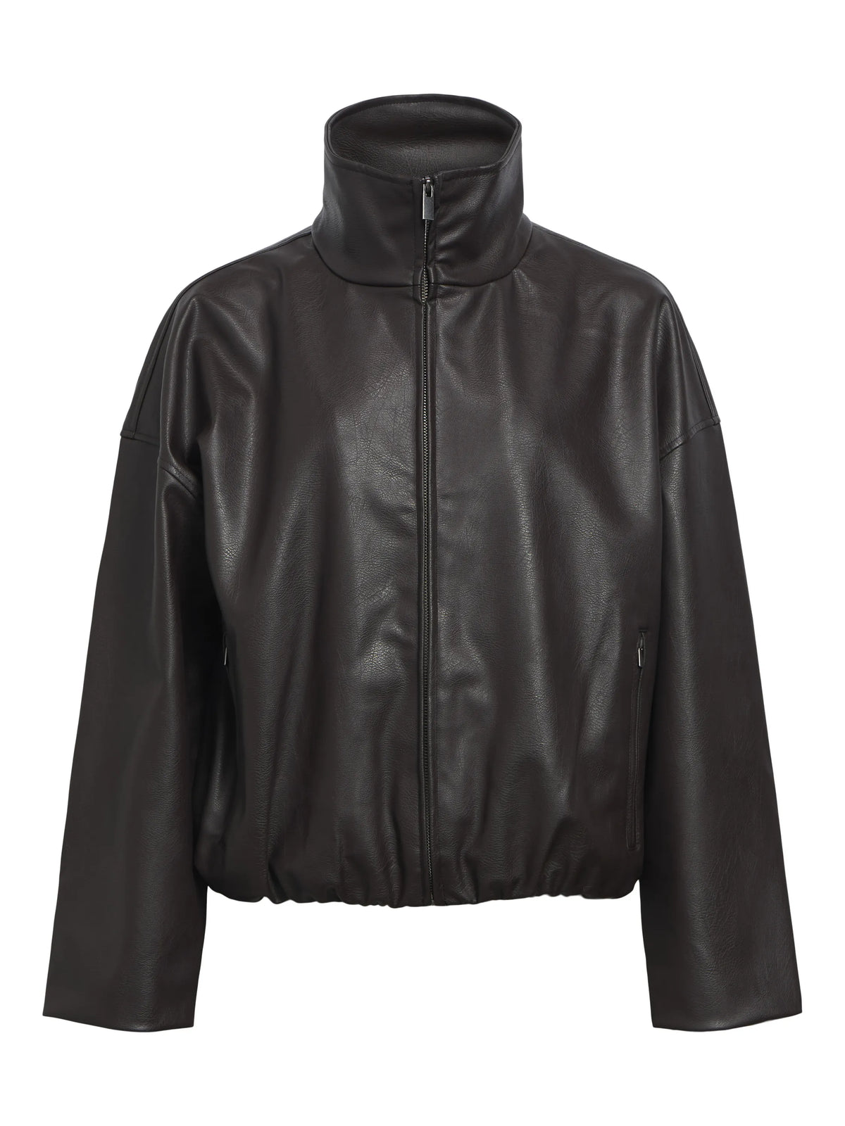 Bomberjacke OBJLIVA aus Kunstleder