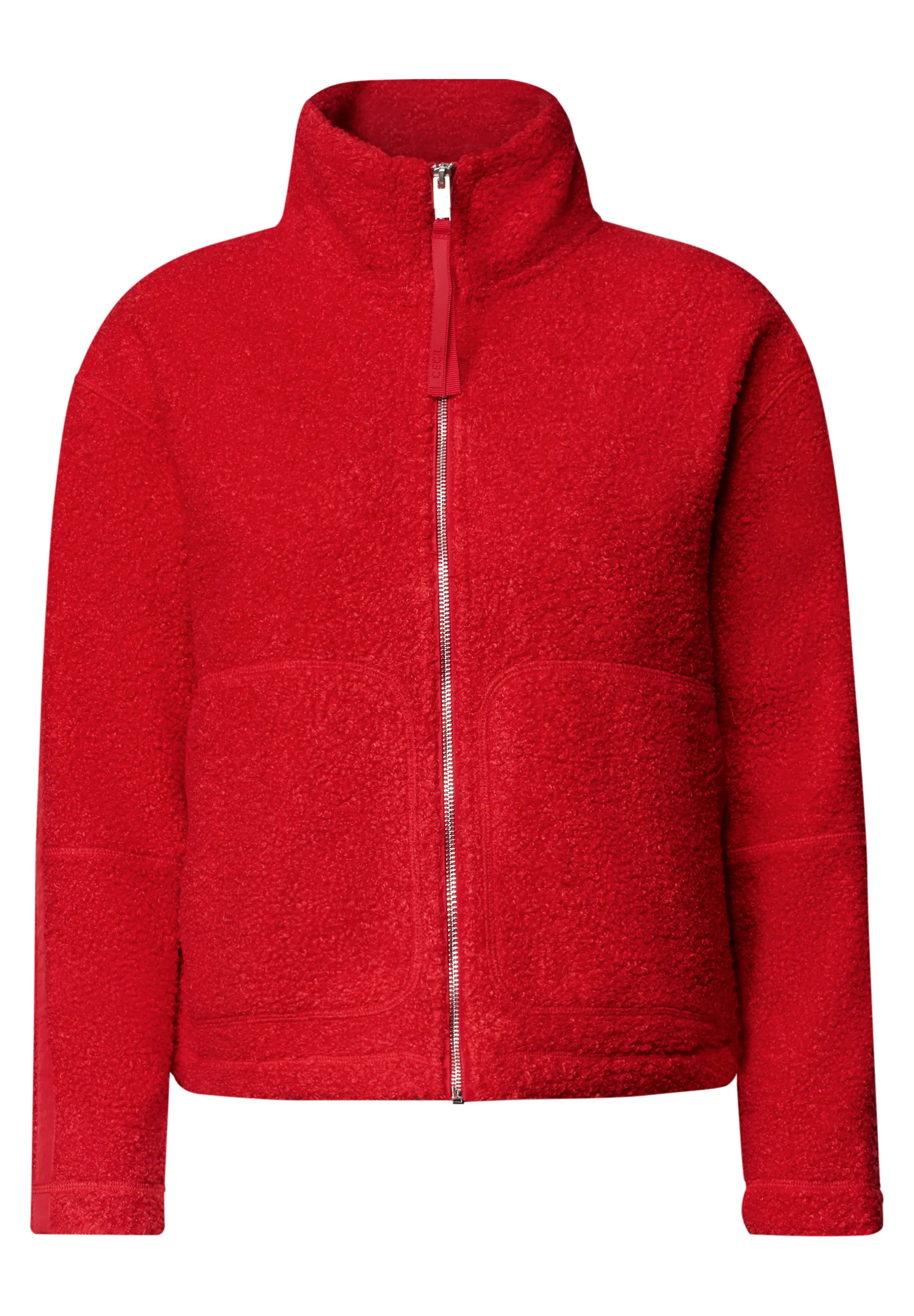 Fleecejacke mit Teddy-Optik