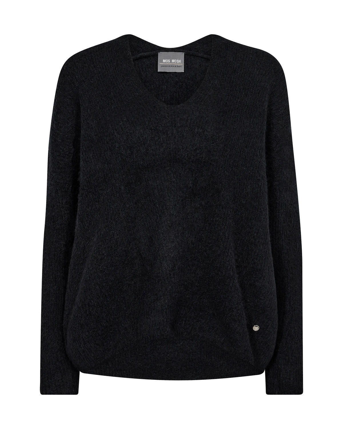Strickpullover mit V-Ausschnitt