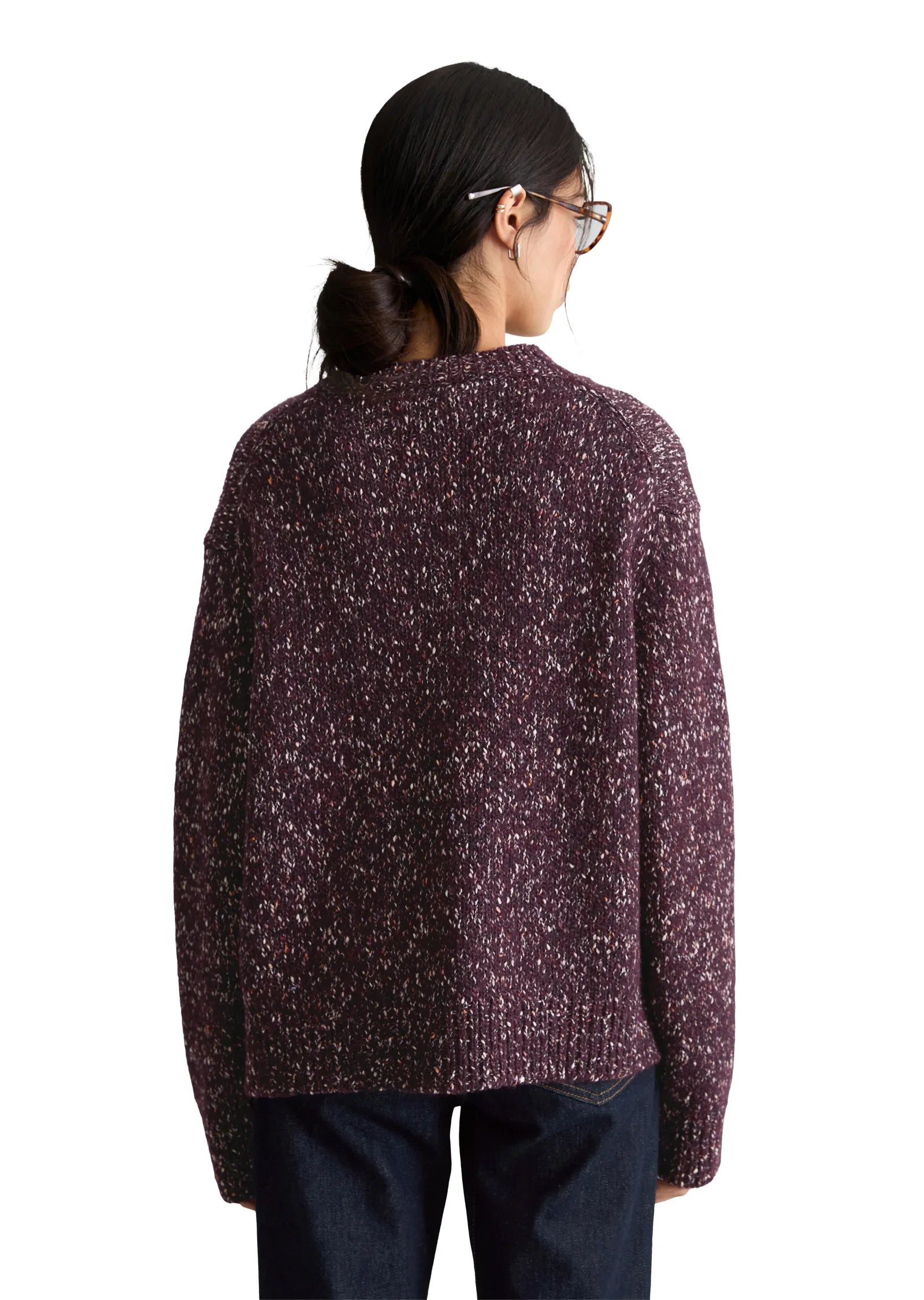 Tweed-Cardigan Relaxed Fit
