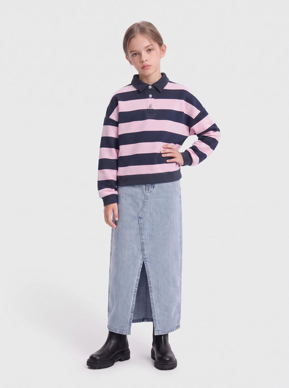 Poloshirt aus Baumwollmix