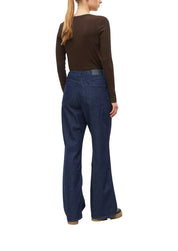 Langarmshirt mit Knopfleiste