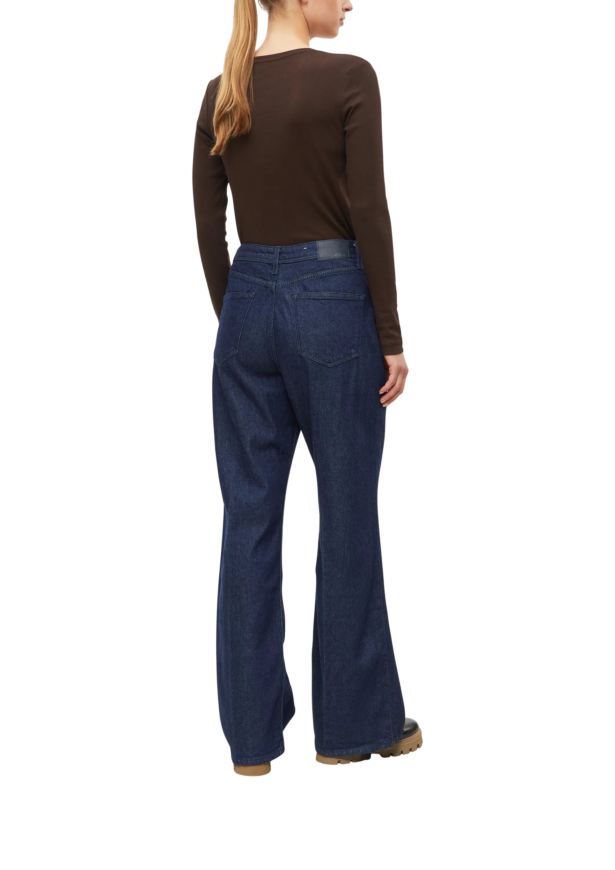 Langarmshirt mit Knopfleiste