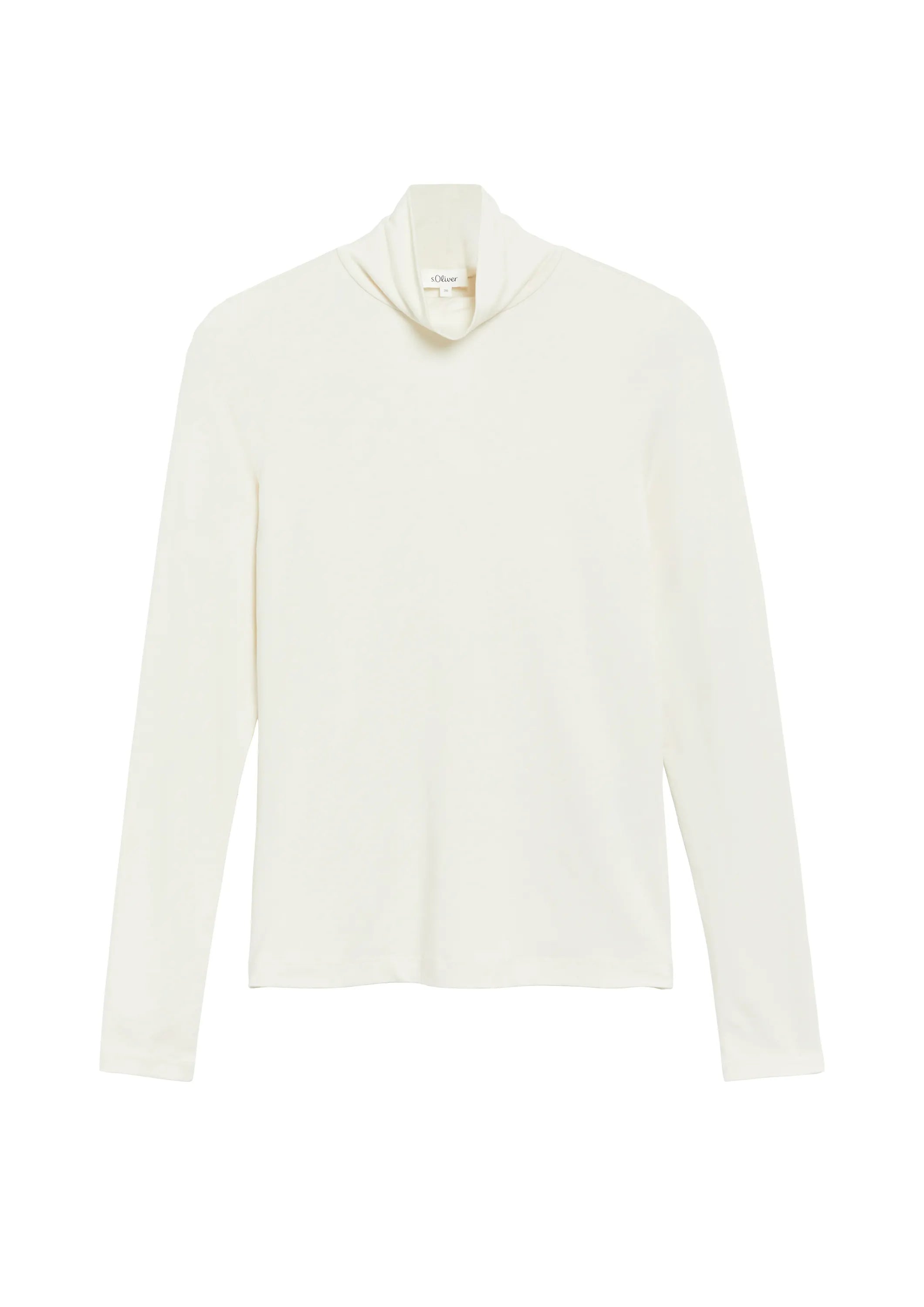 Langarmshirt mit Stehkragen