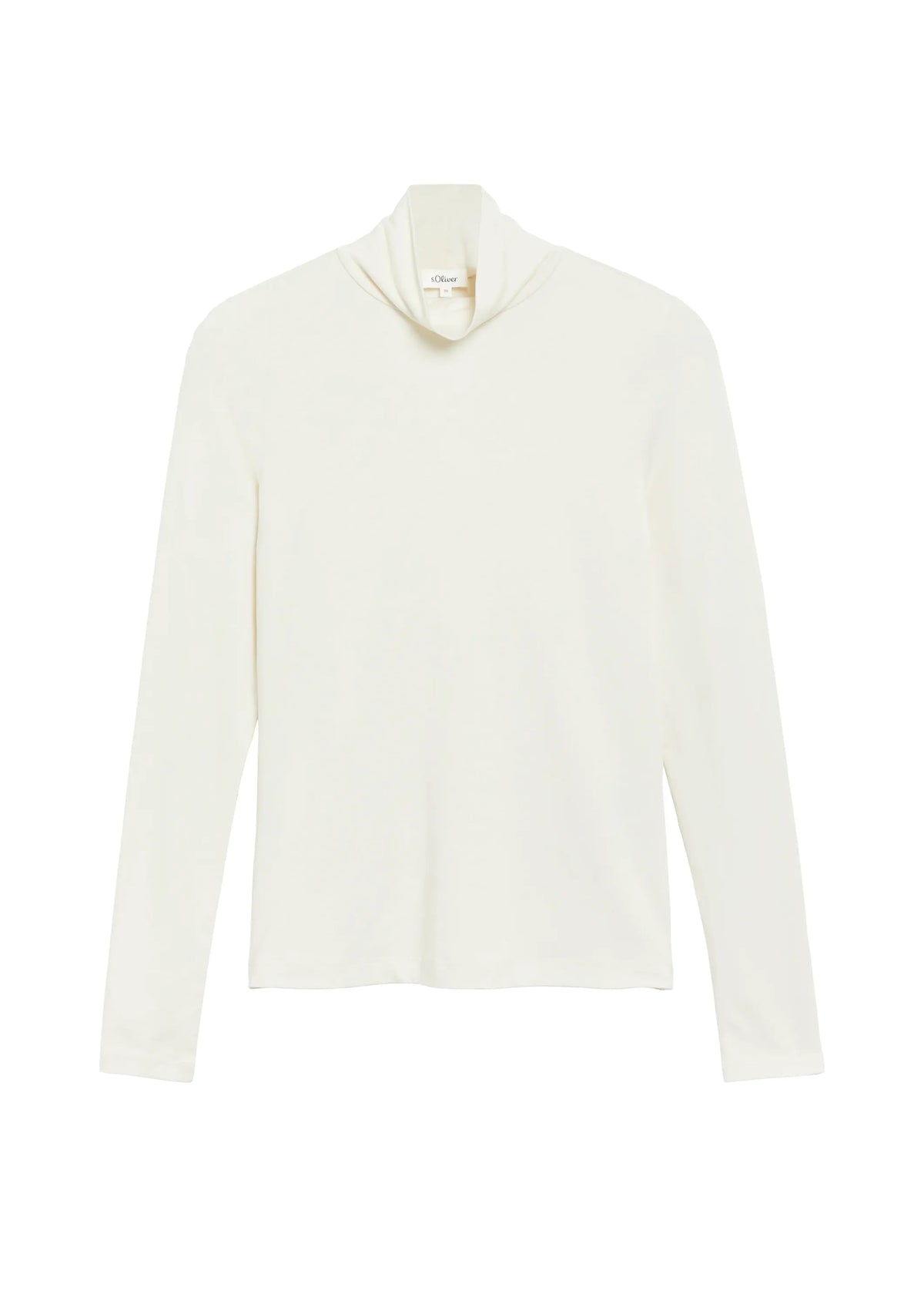 Langarmshirt mit Stehkragen