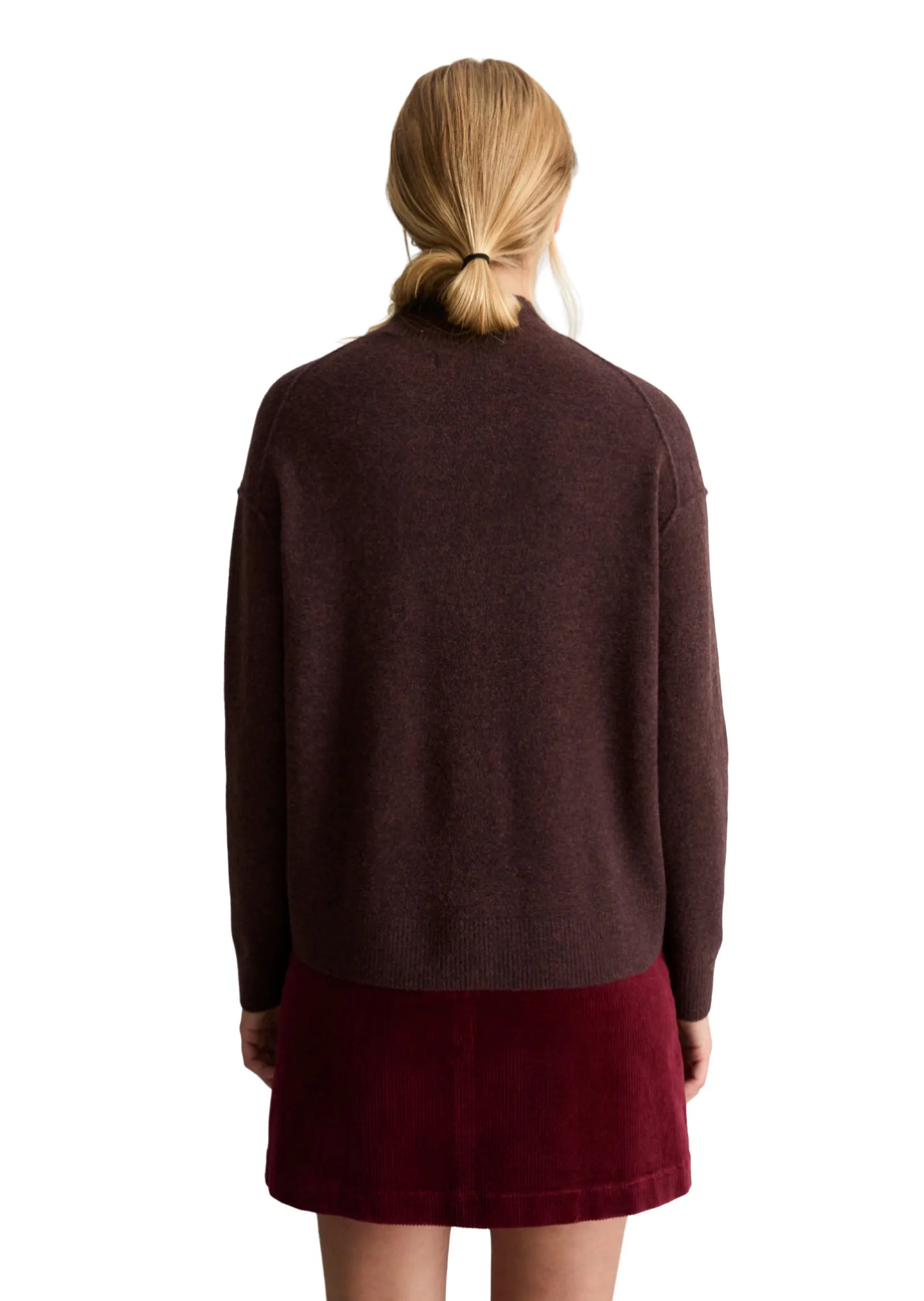 Strickpullover aus Schurwollmix