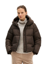 Daunenjacke mit Kapuze
