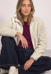 Teddy-Jacke mit Stehkragen