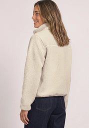 Teddy-Jacke mit Stehkragen