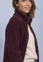 Teddy-Jacke mit Stehkragen