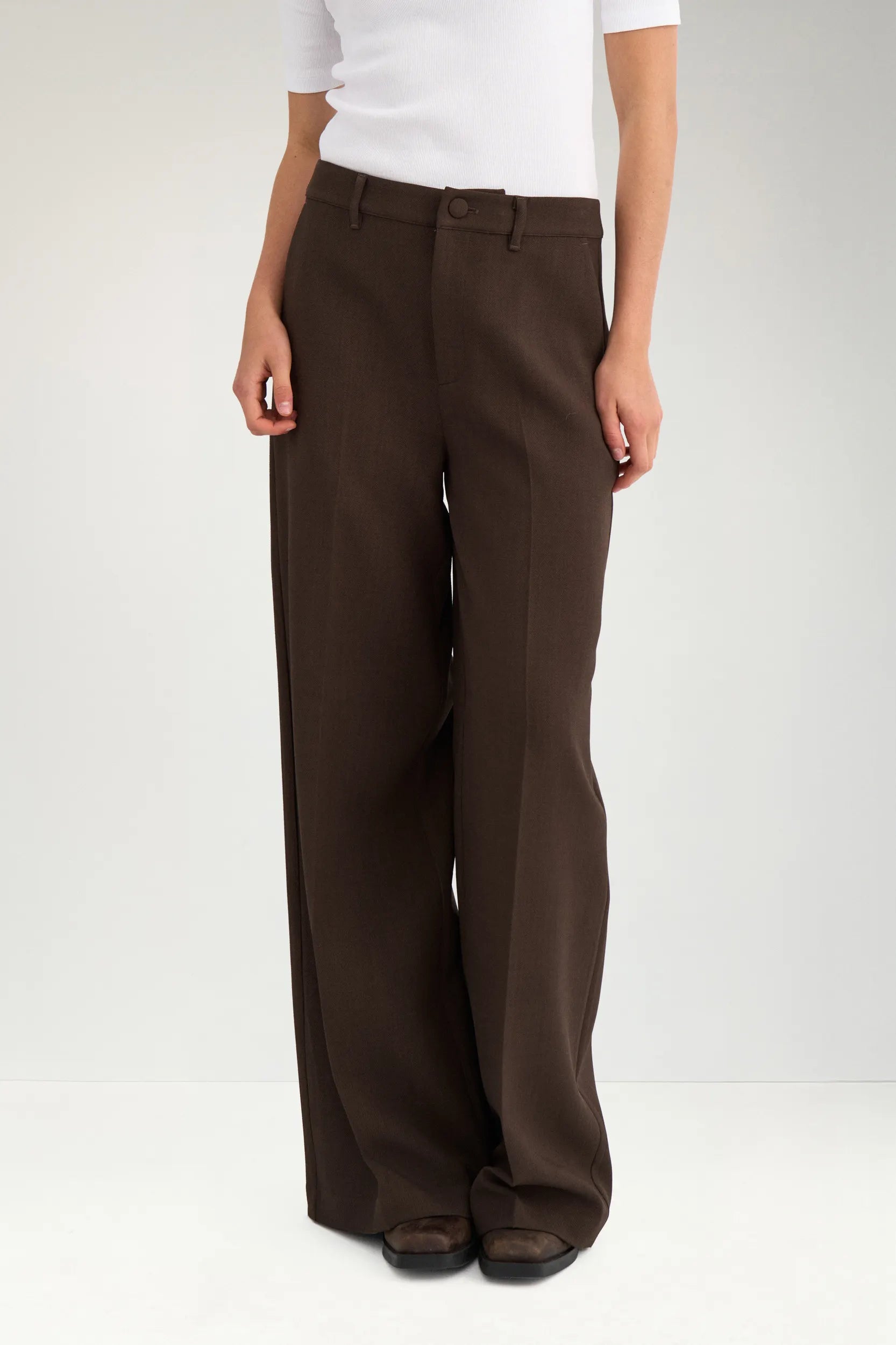 Bügelfaltenhose NUJANALI Wide Leg