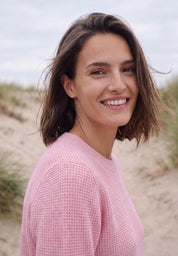 Strickpullover aus Baumwollmix