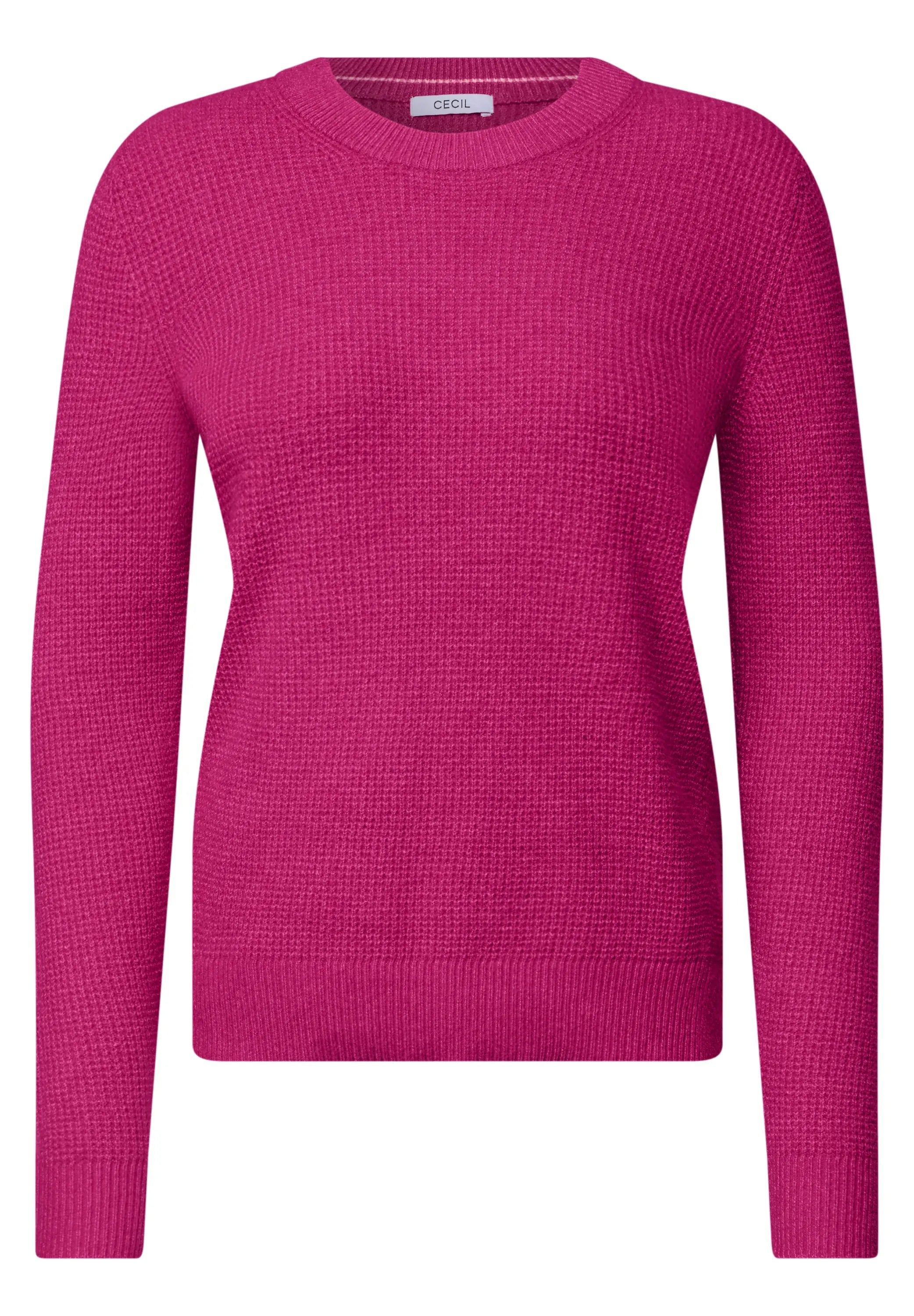 Strickpullover aus Baumwollmix