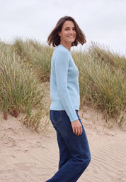 Strickpullover aus Baumwollmix