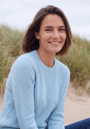 Strickpullover aus Baumwollmix