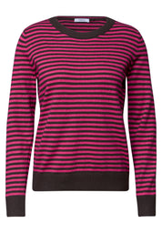 Strickpullover gestreift