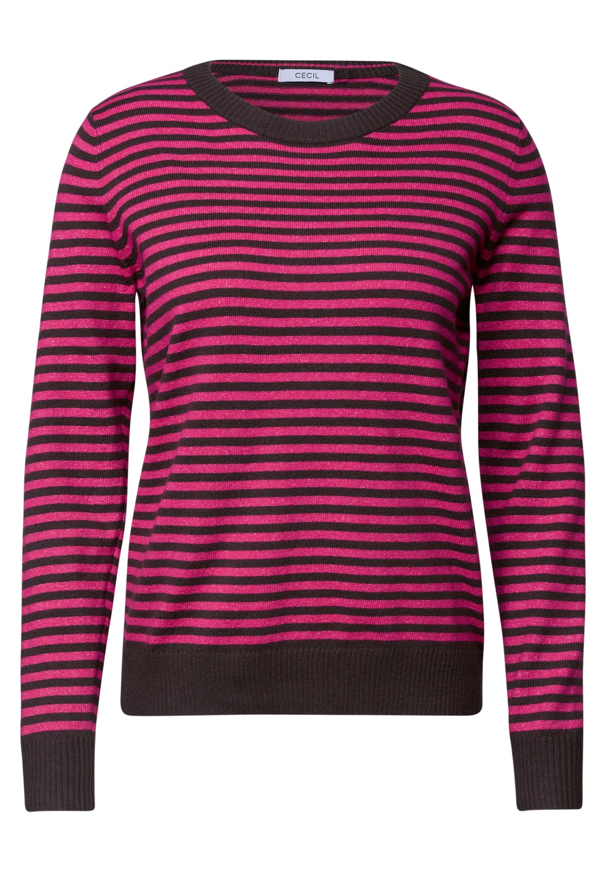 Strickpullover gestreift