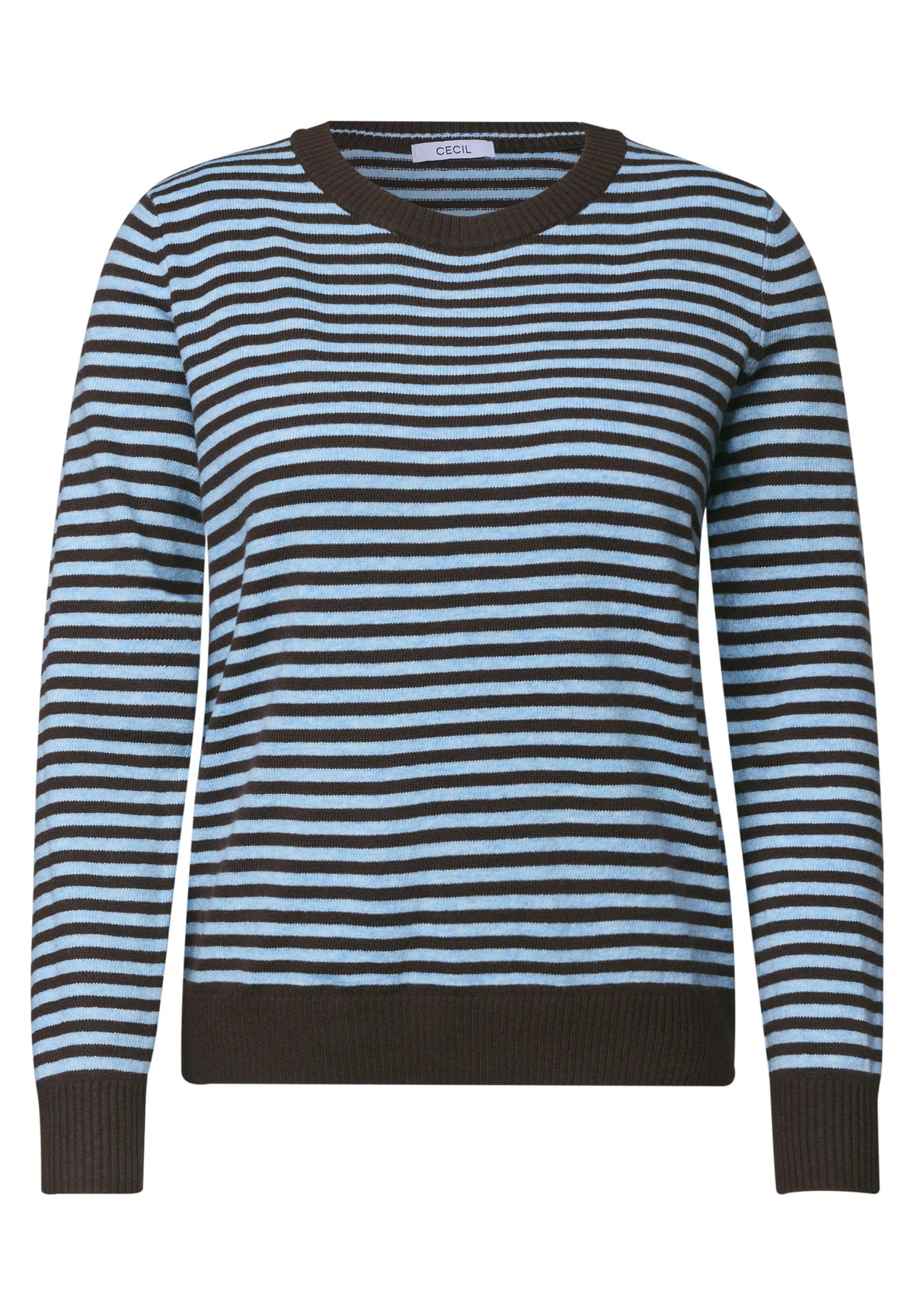 Strickpullover gestreift