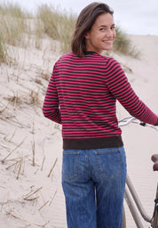 Strickpullover gestreift