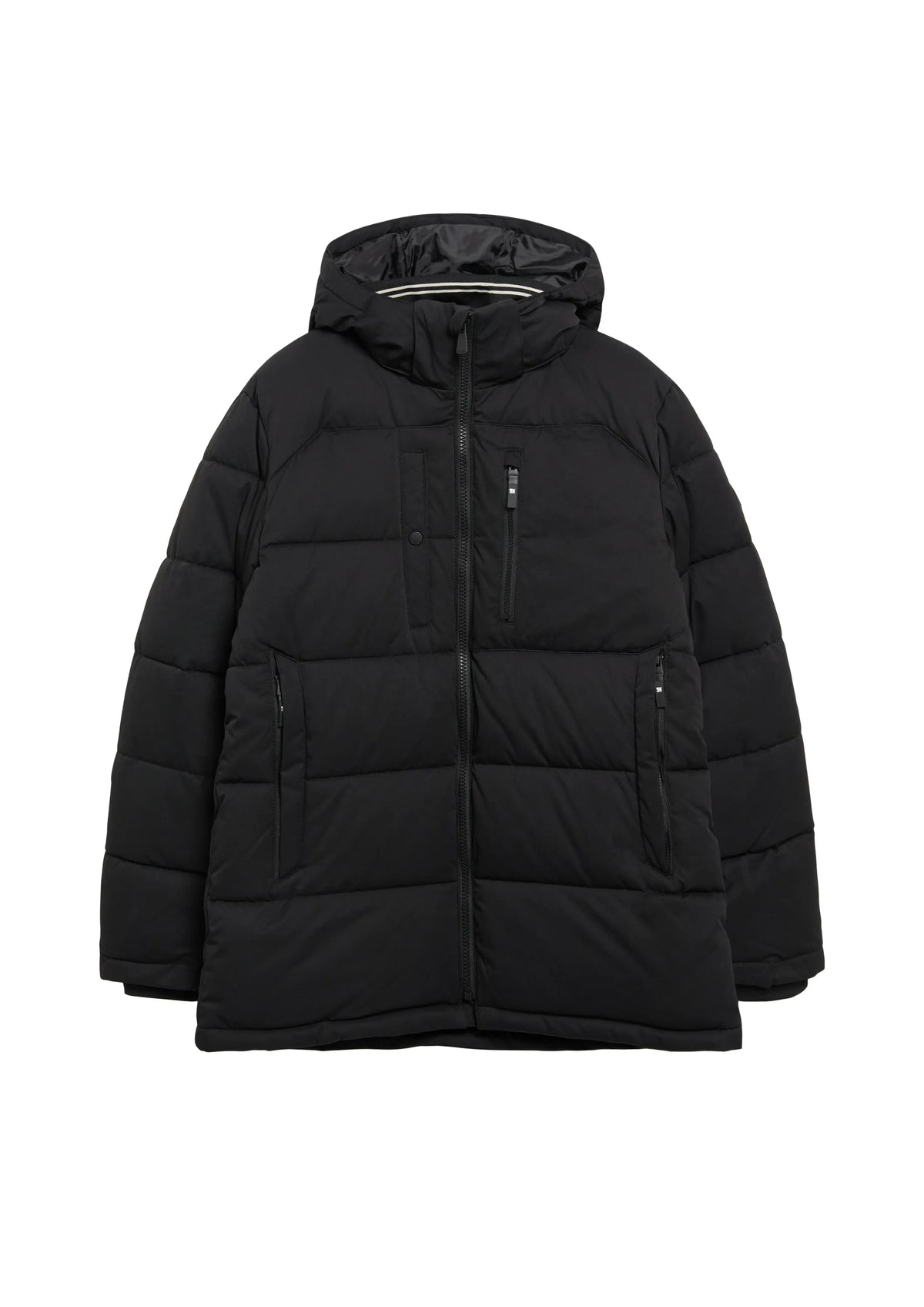 Steppjacke mit abnehmbarer Kapuze