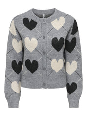 Strickjacke mit Knopfleiste