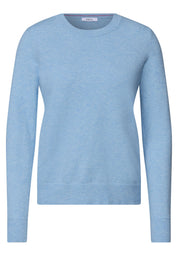 Strickpullover mit Rundhals