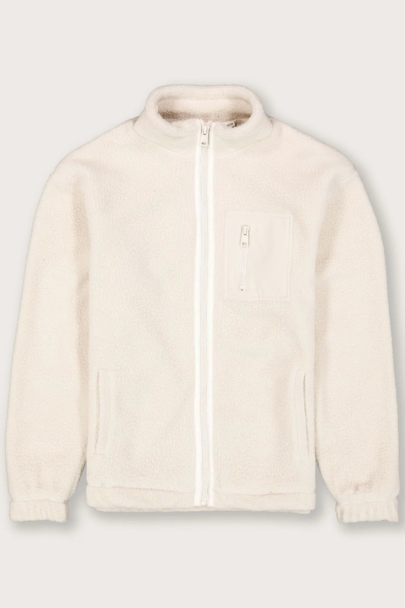 Fleecejacke mit Stehkragen