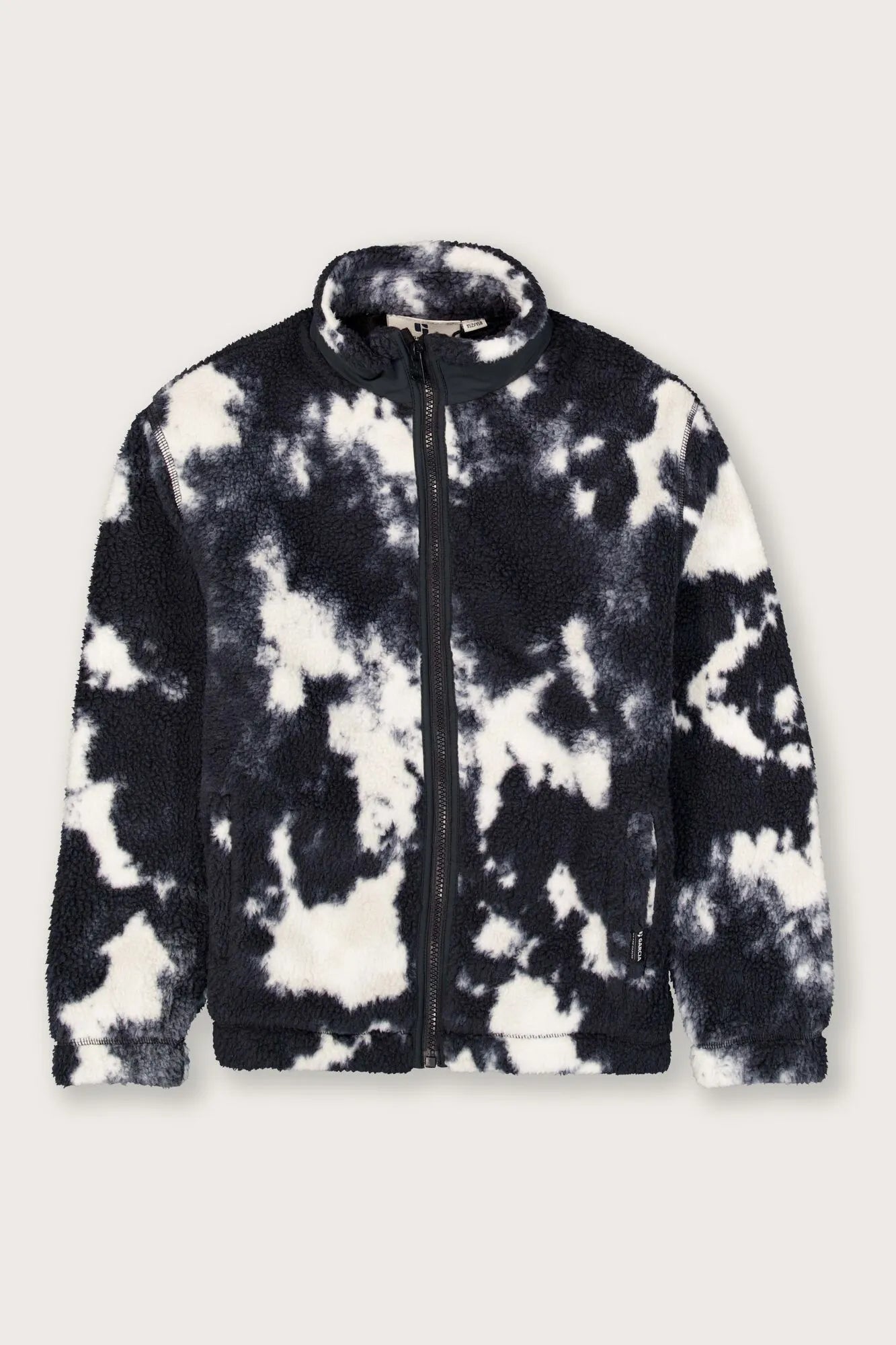 Fleecejacke mit Stehkragen