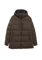 Steppjacke mit abnehmbarer Kapuze