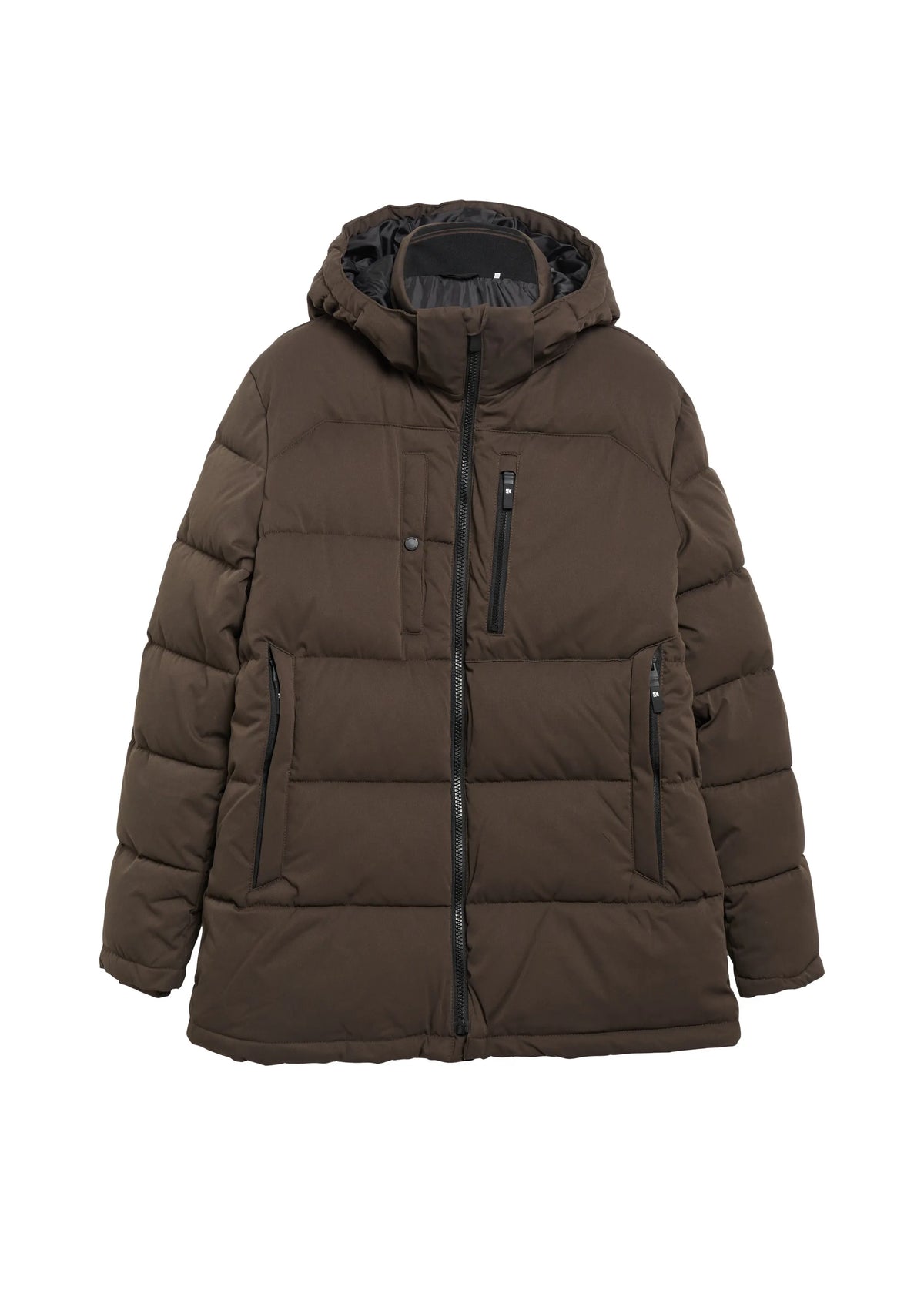 Steppjacke mit abnehmbarer Kapuze