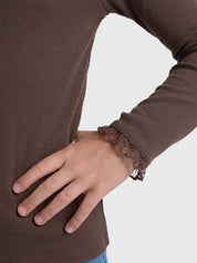 Langarmshirt aus Baumwolle