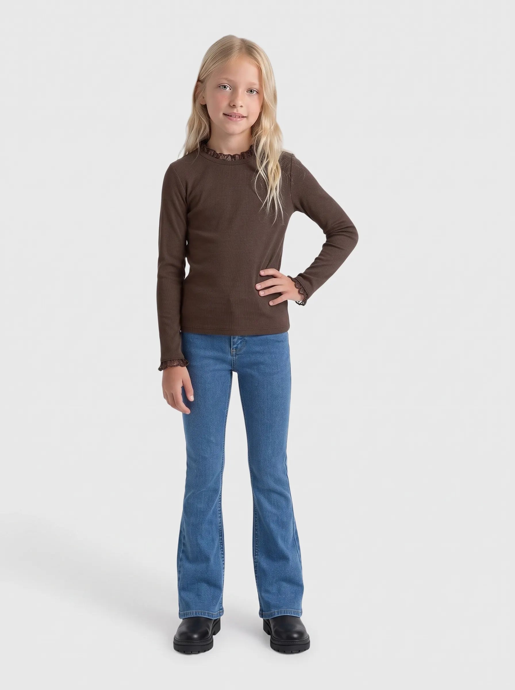 Langarmshirt aus Baumwolle