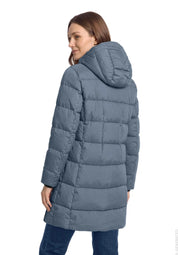 Daunen Steppjacke mit Kapuze