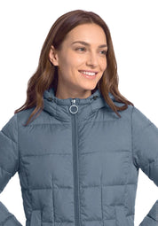 Daunen Steppjacke mit Kapuze