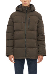 Steppjacke mit abnehmbarer Kapuze