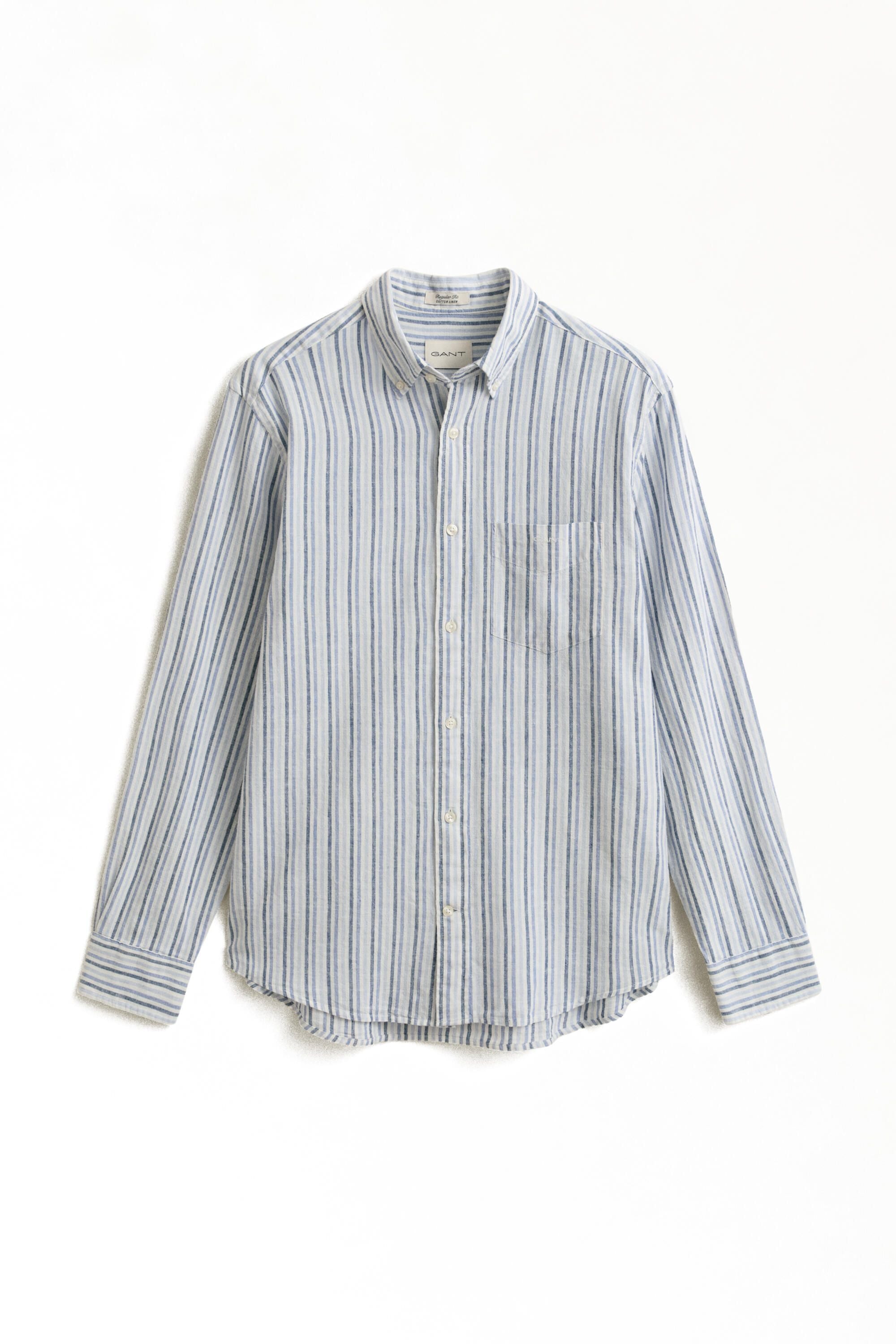 Hemd Regular Fit aus Leinenmix