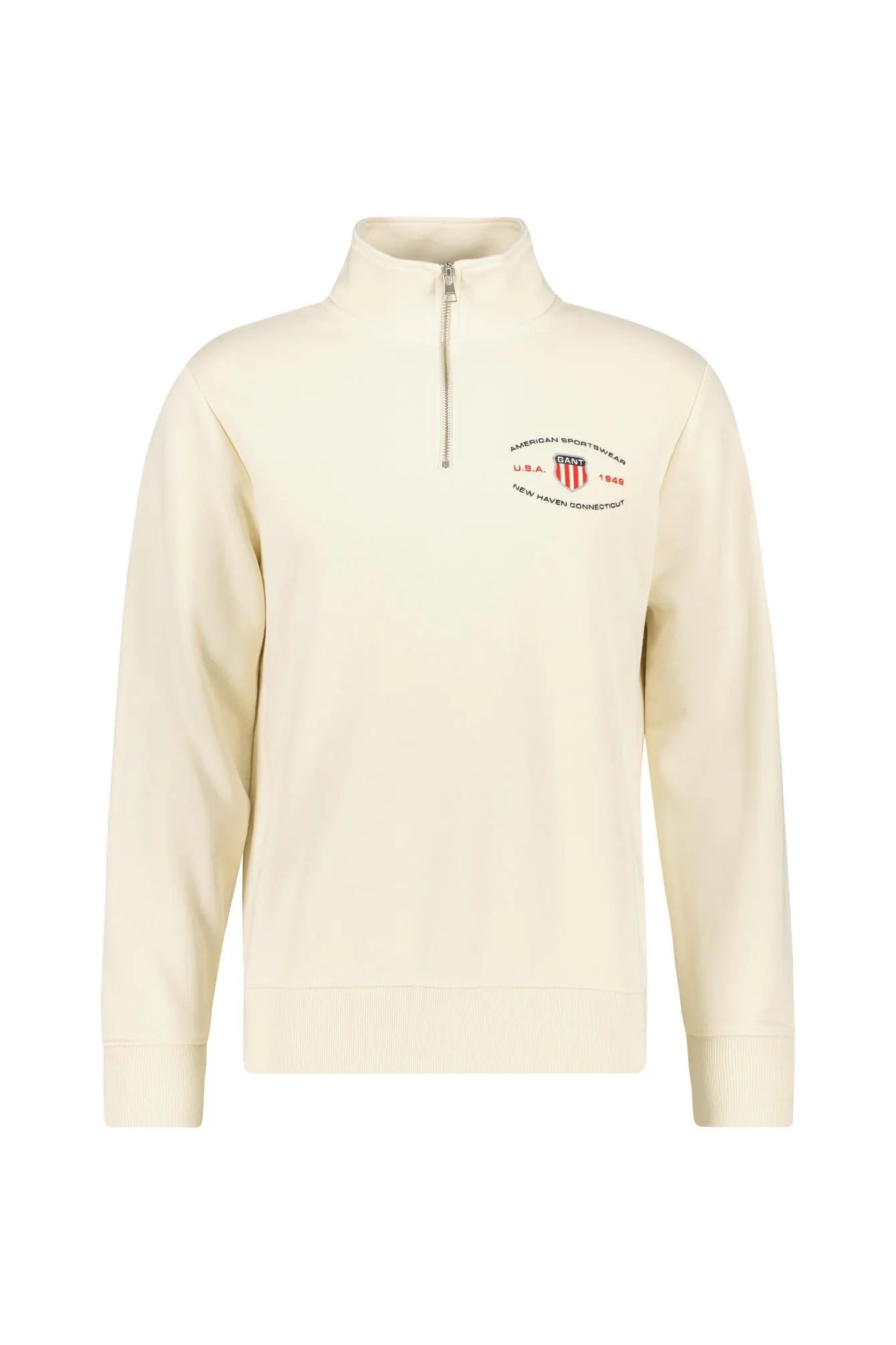 Sweatshirt mit Troyerkragen