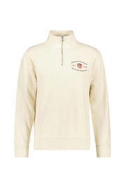 Sweatshirt mit Troyerkragen