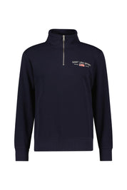 Sweatshirt mit Troyerkragen