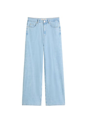 Jeans Wide Leg aus Baumwolle