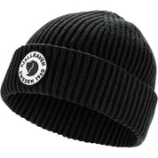 Rippstrickmütze aus Woll-Mix