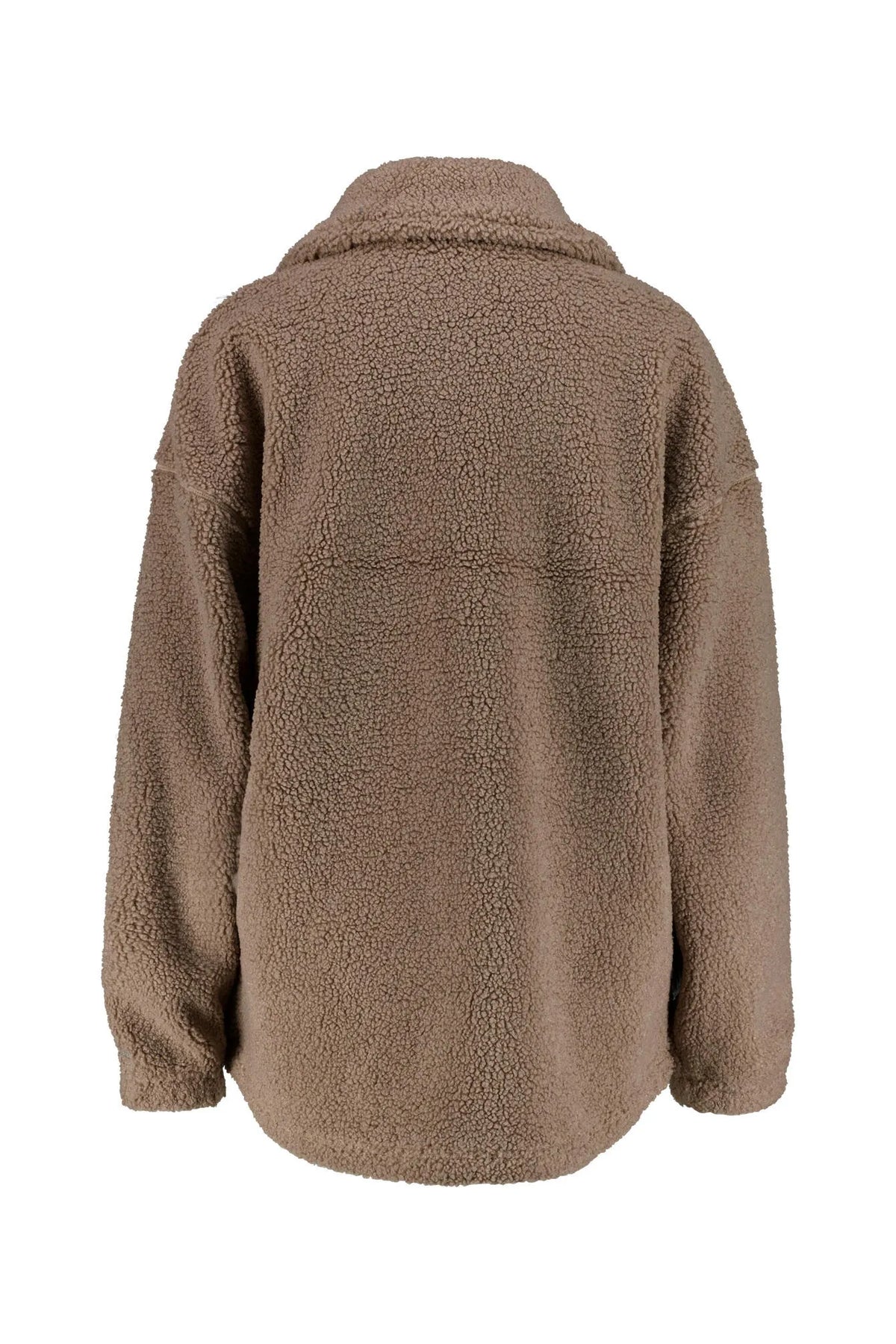 Fleecejacke mit Stehkragen