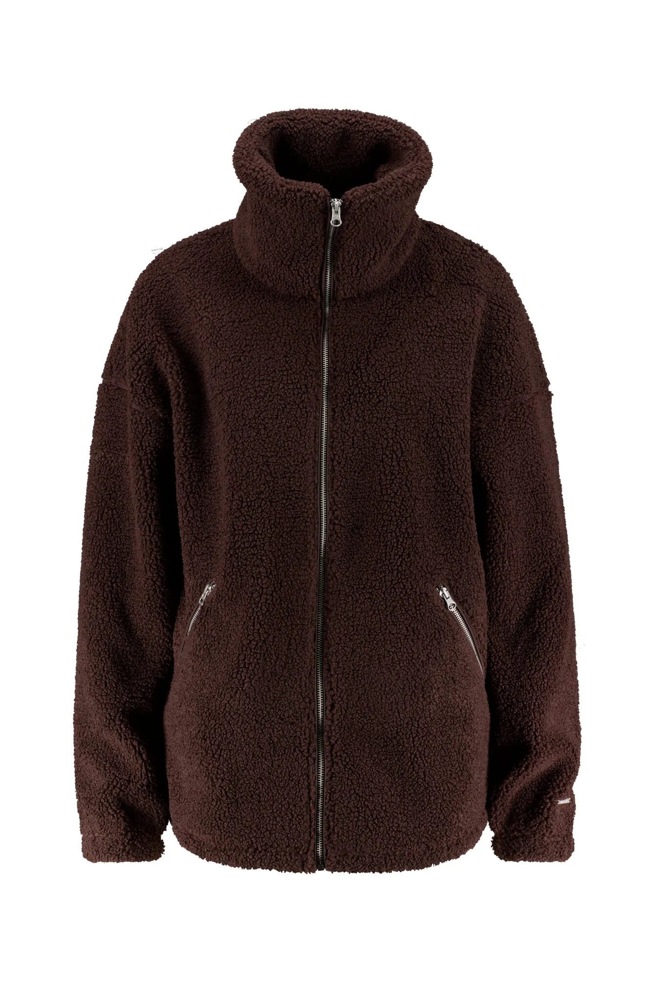Teddy-Jacke mit Stehkragen