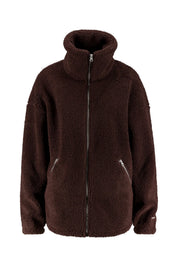 Teddy-Jacke mit Stehkragen