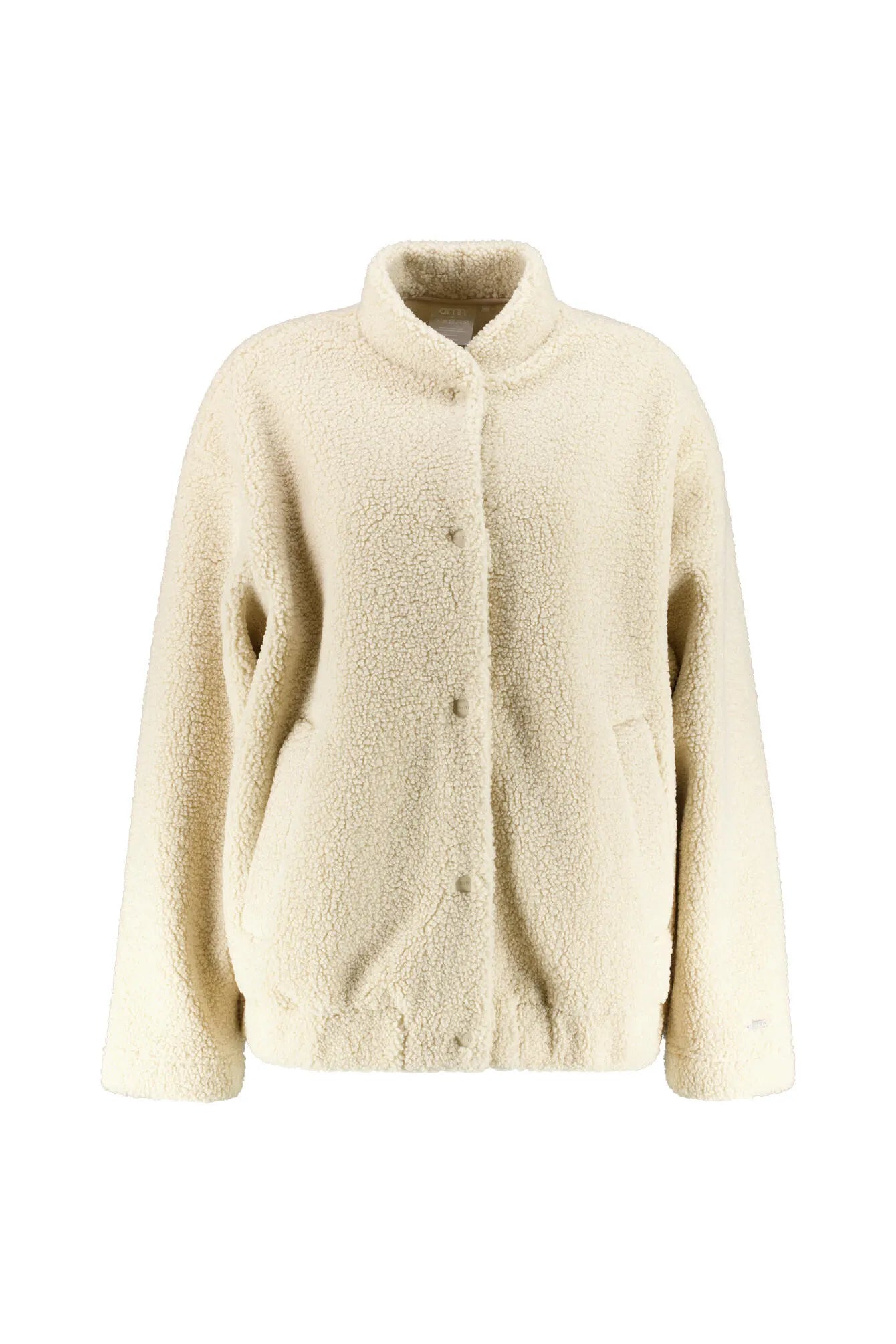 Teddy-Jacke mit Stehkragen