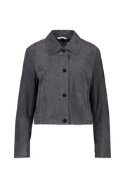 Overshirt aus Leder